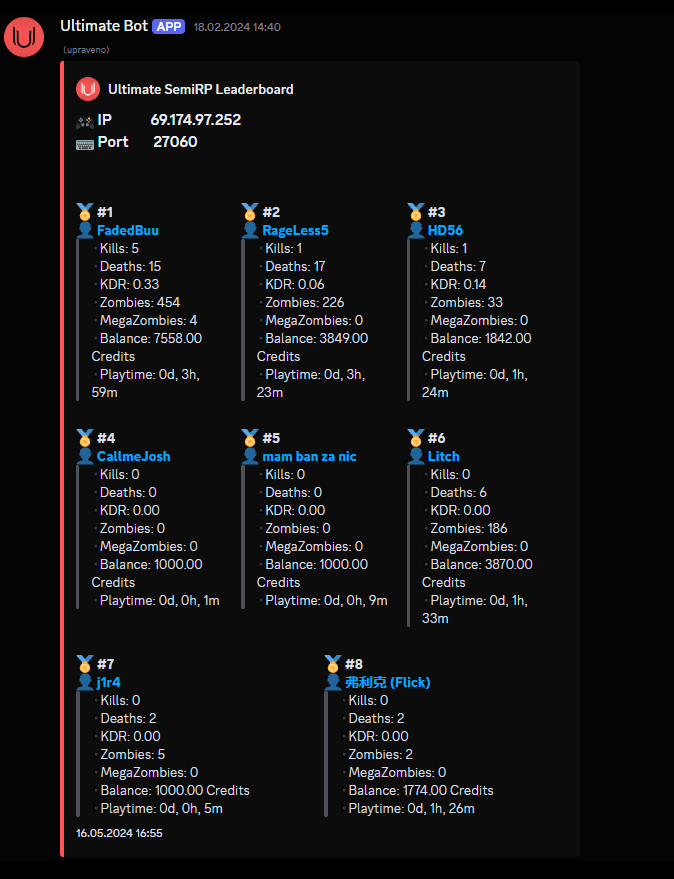 Discord bot to connect Unturned server with discord